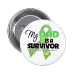 My Dad is a Survivor - Lymphoma buttons