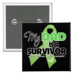 My Dad is a Survivor - Lymphoma buttons