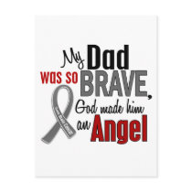 My Dad Is An Angel 1 Brain Cancer Postcard