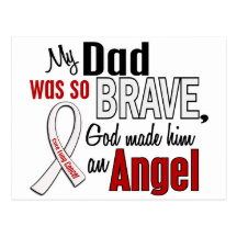 My Dad Is An Angel Lung Cancer Post Card