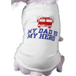 My Dad Is My Hero Pet T-shirt