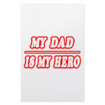 My Dad Is My Hero stationery