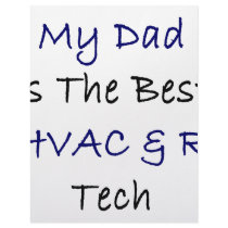 My Dad Is The Best HVAC & R Tech letterhead