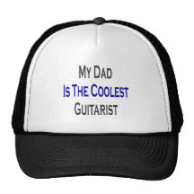My Dad Is The Coolest Guitarist Hats