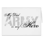 My Dad My Hero - ARMY Greeting Card