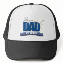 My Dad, My HERO Cap hats