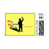 My Dad, My Hero postage