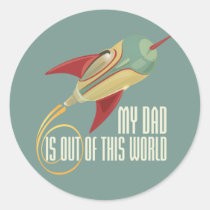 My Dad Rocket stickers