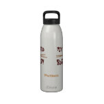 My Dad Rocks Drumsticks for Drummers Personalized Drinking Bottle