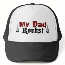 My Dad Rocks hats