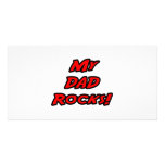 My Dad Rocks Personalized Photo Card