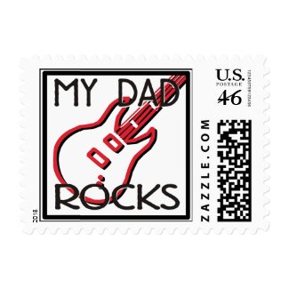 My Dad Rocks stamp