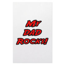 My Dad Rocks stationery