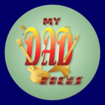 My Dad Rocks! Stickers stickers