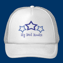 My Dad Rocks hats