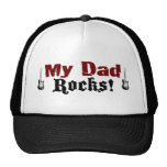 My Dad Rocks Trucker Hats