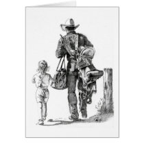My Dad´s a Cowboy Greeting Cards