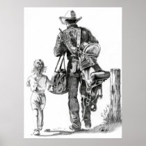 My Dad´s a Cowboy Print