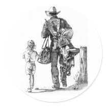 My Dad´s a Cowboy Sticker