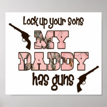 My Daddy Has Gun Poster