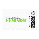 My daddy is a feminist postage stamp