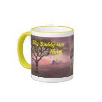 MY DADDY is a HERO! by SHARON SHARPE mugs by sharonsharpe MY DADDY is a HERO! by SHARON SHARPE mugs