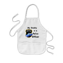 My Daddy Is A Police Officer Aprons