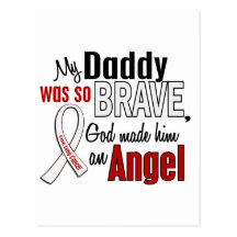 My Daddy Is An Angel Lung Cancer Post Cards