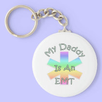 My Daddy Is an EMT keychains
