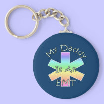 My Daddy Is an EMT keychains