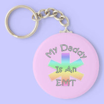 My Daddy Is an EMT keychains