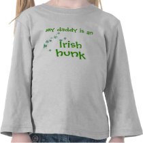 My daddy is an Irish Hunk Cute Kids Shirt