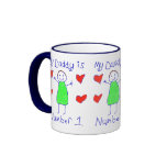 My Daddy Is Number 1 mugs
