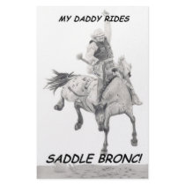 My Daddy Rides Saddle bronc stationery by Nakiska My Daddy Rides Saddle bronc stationery