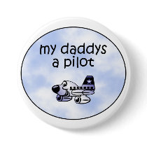 My Daddys a Pilot buttons by MilitaryDesigns My Daddys a Pilot buttons