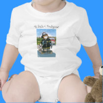 My Dad's A Firefighter - Onesie t-shirts