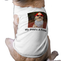 My Dad's a Fireman pet clothing