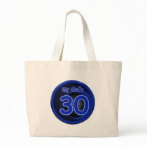 My Dad's is 30 Canvas Bag