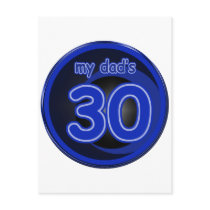 My Dad's is 30 Post Cards