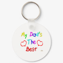 My Dad's The Best keychains by holidayhearth My Dad's The Best keychains