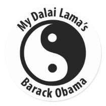 My Dalai Lama's Barack Obama stickers