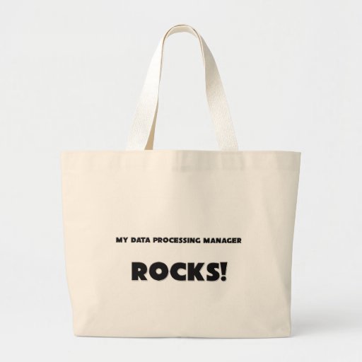 MY Data Processing Manager ROCKS! Canvas Bag