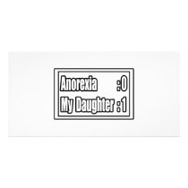 My Daughter Beat Anorexia (Scoreboard) Photo Card Template
