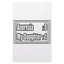 My Daughter Beat Anorexia (Scoreboard) stationery by Anorexia_Shirts My Daughter Beat Anorexia (Scoreboard) stationery