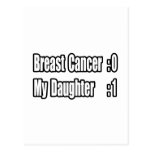 My Daughter Beat Breast Cancer (Scoreboard) Post Cards
