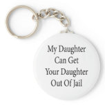 My Daughter Can Get Your Daughter Out Of Jail Keychain