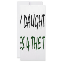 My Daughter Cares 4 The Trees rack cards