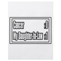 My Daughter-in-Law Beat Cancer (Scoreboard) Personalized Flyer