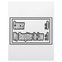 My Daughter-in-Law Beat Cancer (Scoreboard) Custom Letterhead