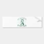 My Daughter is a Fighter Teal Bumper Sticker